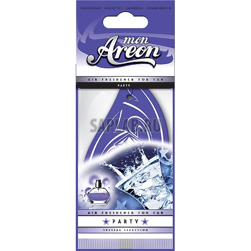 Купить AREON 704043315 Ароматизатор воздуха подвесной AREON бумажный MON AREON (Party)