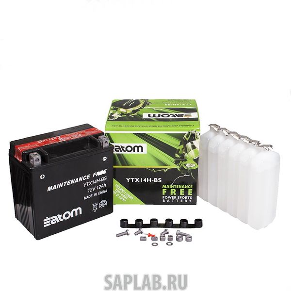Купить ATOM 2102058 Мото аккумулятор ATOM  YTX14H-BS MF