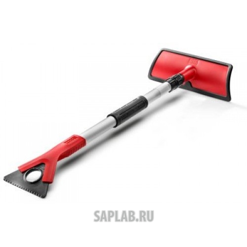 Купить Audi 80A096010C Лопатка для уборки снега со скребком Audi Ice Scraper with Snow Shovel and Telescopic Rod, Red/Black