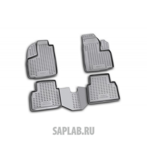 Купить AUTOFAMILY NLC1518210 Коврики в салон FIAT Doblo Panorama 2001->, 4 шт. (полиуретан)