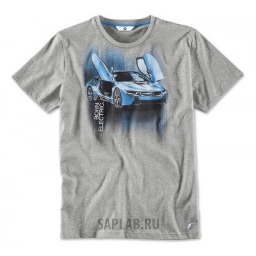 Купить BMW 80142411479 Мужская футболка BMW i T-Shirt with i8 Print, Men, артикул 80142411479