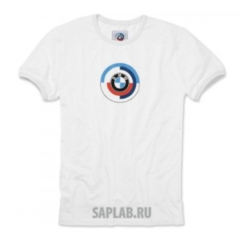 Купить BMW 80142445938 Мужская футболка BMW Motorsport Heritage T-Shirt, White