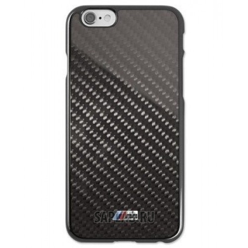 Купить BMW 80212413761 Карбоновый чехол BMW M для iPhone 6, Hard Case, Black, артикул 80212413761