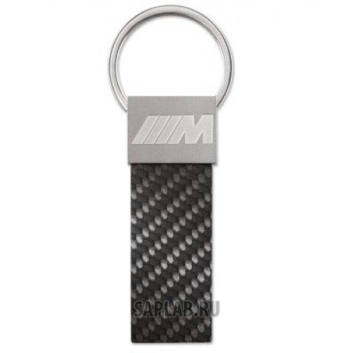 Купить BMW 80272410929 Брелок BMW M Carbon Key Ring Pendant, Black, артикул 80272410929