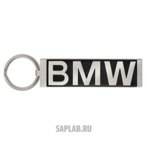 Купить BMW 80272411126 Брелок BMW Key Ring Pendant, Wordmark, Black, артикул 80272411126