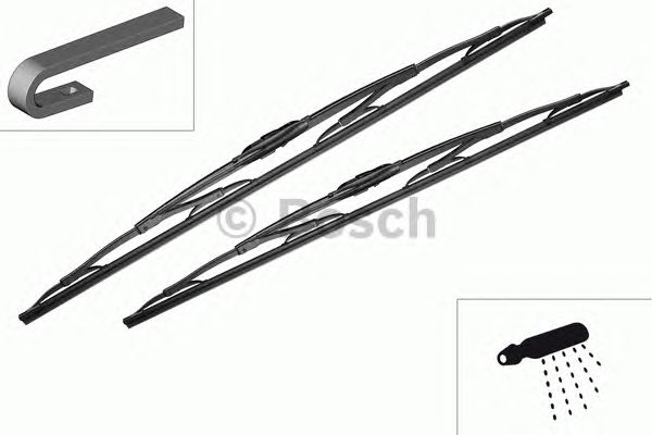 Купить BOSCH 3397118321 BOSCH Комплект стеклоочистителей Twin 650/450mm (651)