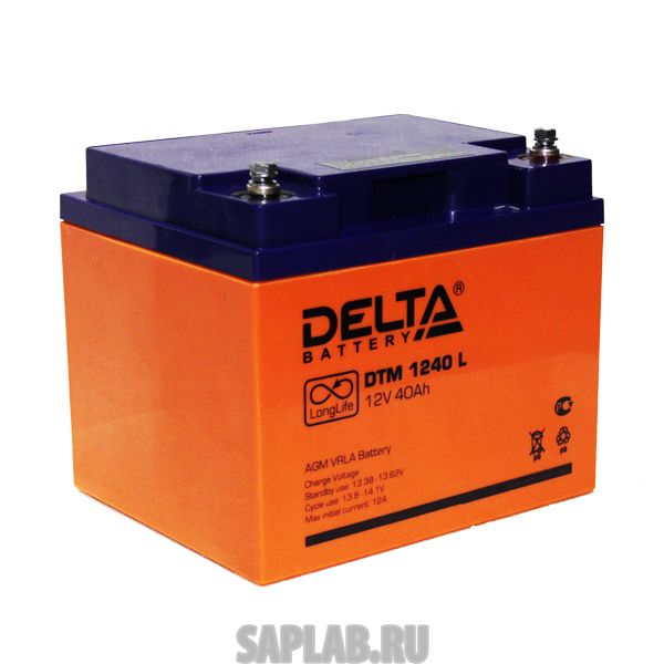 Купить DELTA DTM1240L Аккумулятор Delta DTM 1240 L