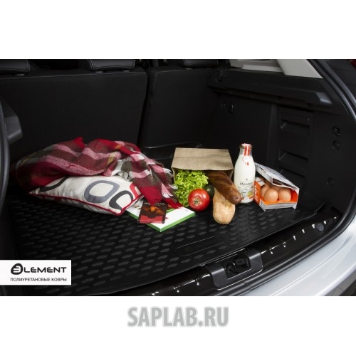 Купить Element ELEMENT4141B13 Коврик в багажник RENAULT Kaptur, 04/2016->, 4WD, 2WD (для комплектаций с фальш-полом), 1 шт. (полиуретан)