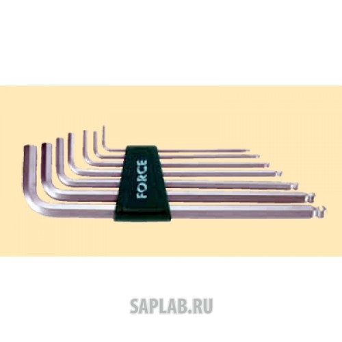 Купить FORCE 5072XLBS 5072XLBS Набор шестигранников дюймовых Г-образн. длинн.с шаром 7 предм.