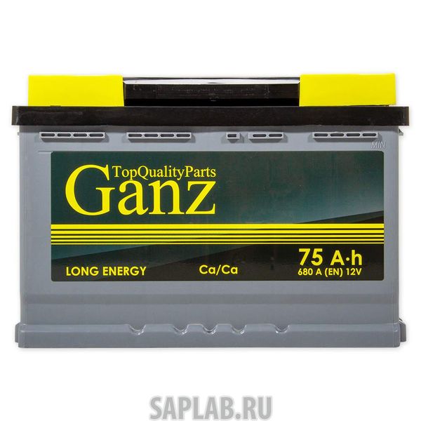 Купить GANZ GA751 Аккумулятор GANZ 75 А/ч 278x175x190 EN680 GANZ GA751