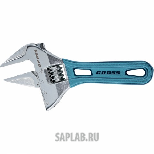 Купить GROSS 15565 Ключ разводной, 200 мм,CrV, укороченная ручка //GROSS