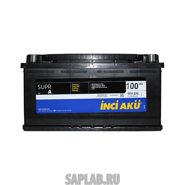 Купить INCI_AKU SUPRA100R860A Аккумулятор INCI AKU Supr A 100R 860A 353x175x190