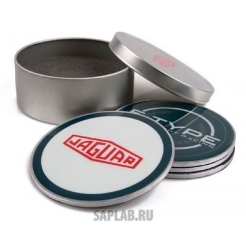 Купить Jaguar JDGF713NVA Набор из четырех подставок для чашек Jaguar Heritage E-Type Coaster Set
