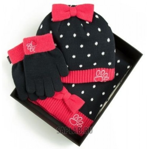 Купить Jaguar JDGF812NVA Детский набор из шапки, шарфа и перчаток Jaguar Children Winter Set, Pink/Dark Blue