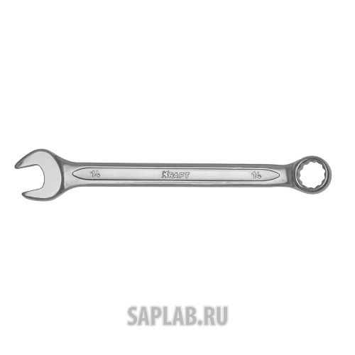 Купить KRAFT KT700508 Ключ комбинированный 14 мм (Cr-V; холодный штамп, холдер)