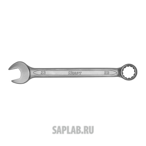 Купить KRAFT KT700517 Ключ комбинированный 23 мм (Cr-V; холодный штамп, холдер)