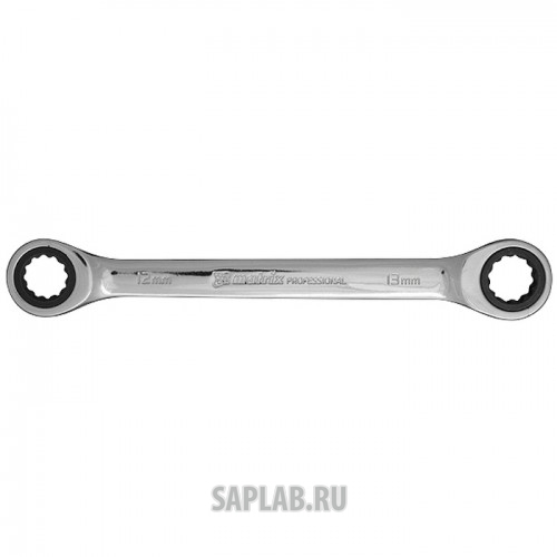 Купить MATRIX 14507 Ключ накидной трещоточный, 18х19мм, CrV, зеркальный хром// MATRIX PROFESSIONAL