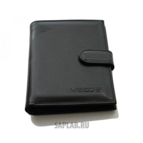 Купить MAZDA 830077552 Портмоне из гладкой кожи Mazda Smoot Leather Vertical Wallet, Black, артикул 830077552
