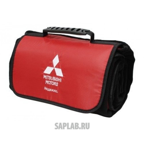Купить MITSUBISHI RU000021 Сумка-плед Mitsubishi Plaid-Bag, Black-Red, артикул RU000021