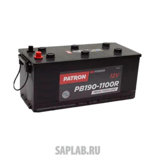 Купить PATRON PB1901100R Аккумулятор PATRON POWER 12V 190AH 1100A ETN 4(R+) B3 513x223x223mm 43kg
