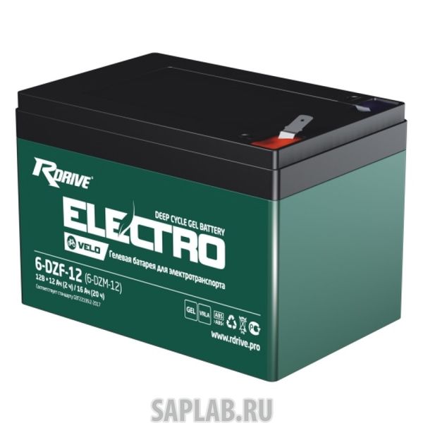 Купить RDRIVE 6DZF12 Аккумулятор RDRIVE 6-DZF-12 12В 16Ач 151x99x103 мм Прямая (+-)