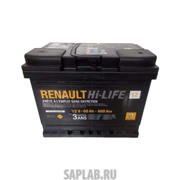 Купить RENAULT 7482693775 Аккумулятор автомобильный Renault