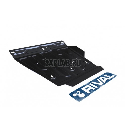 Купить RIVAL 11157133 Защита картера Rival, Lexus LX 570 V - 5.7, 2008-/Toyota Land Cruiser 200 V - 4.5, 4.7, 2008-, крепеж в комплекте, сталь, (часть 1)1.8 мм