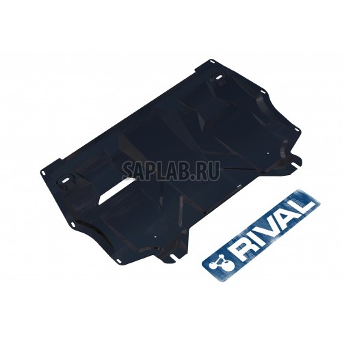 Купить RIVAL 11158421 Защита картера и КПП Rival, Seat Ibiza V - все, 2008-/Skoda Fabia V - 1.2, 1.4, 1.6, 2007-/Fabia RS V - 1.4TSI, 2010-/Rapid V - все, кроме 1.4 DSG, 2012-/Rооmster V - все, 2006-/Volkswagen Polo V - 1.2, 1.4, 1.6, 2005-2010/2010-, крепеж в комплекте, сталь