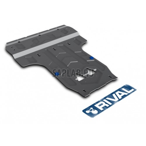 Купить RIVAL 33303142 Защита картера и КПП Rival, AUDI A6 V - все, 2011-/A7 V - 3.0 TFSI, 2010-, крепеж в комплекте, алюминий, Sale4 мм