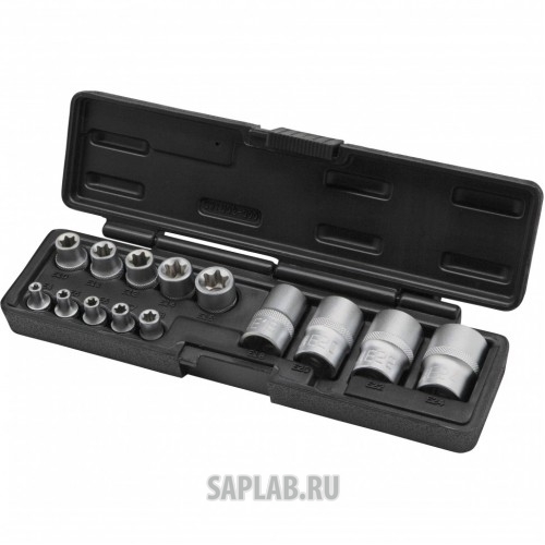 Купить STELS 13675 Набор головок TORX, 14 предметов, 1/4, 3/8, 1/2 Stels