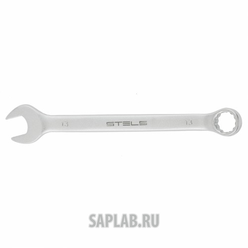 Купить STELS 15209 Ключ комбинированный, 13 мм, CrV, матовый хром// STELS