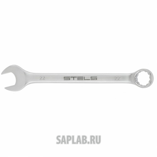 Купить STELS 15216 Ключ комбинированный, 22 мм, CrV, матовый хром// STELS
