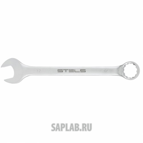 Купить STELS 15219 Ключ комбинированный, 32 мм, CrV, матовый хром// STELS