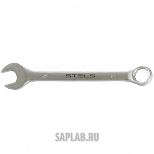 Купить STELS 15227 Ключ комбинированный, 25 мм, CrV, матовый хром Stels