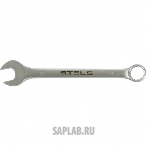 Купить STELS 15229 Ключ комбинированный, 28 мм, CrV, матовый хром Stels