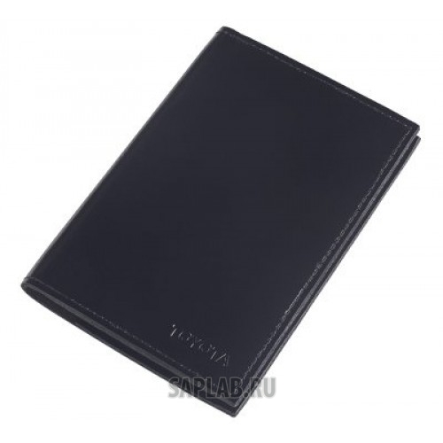 Купить TOYOTA TMSUV03PAS Кожаная обложка для паспорта Toyota Leather Passport Cover, Black, артикул TMSUV03PAS