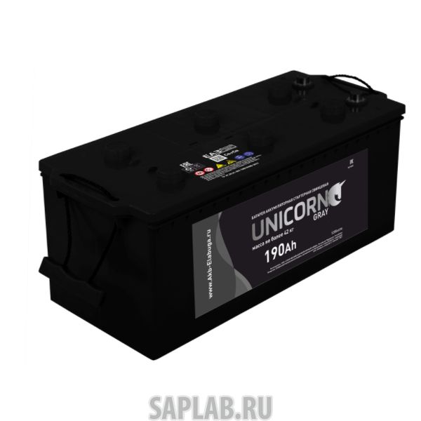 Купить UNICORN GREY190EURO1200A Аккумулятор UNICORN GREY 190 euro 1200А 513х223х217