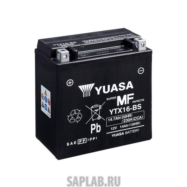 Купить запчасть YUASA - YTX16BS 