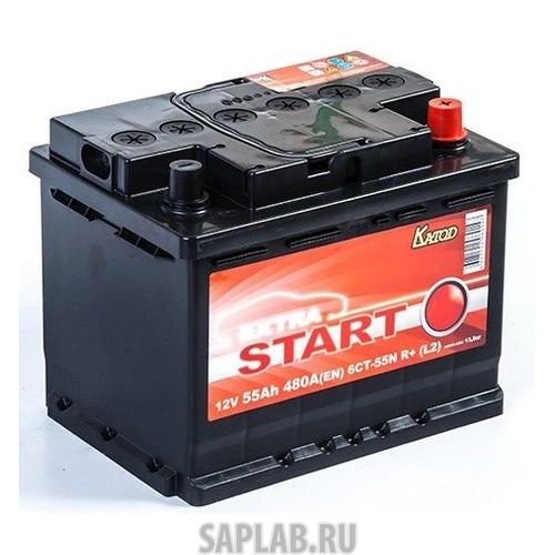 Купить КАТОД 6СТ55NRL2 Аккумулятор автомобильный КАТОД EXTRA START Extra Start 55Ач 480A [6ст-55n r+ (l2)]