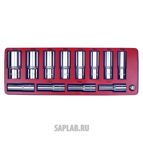 Купить МАСТАК 5014012 Набор глубоких головок 1/2”, ложемент, 12 предметов, МАСТАК