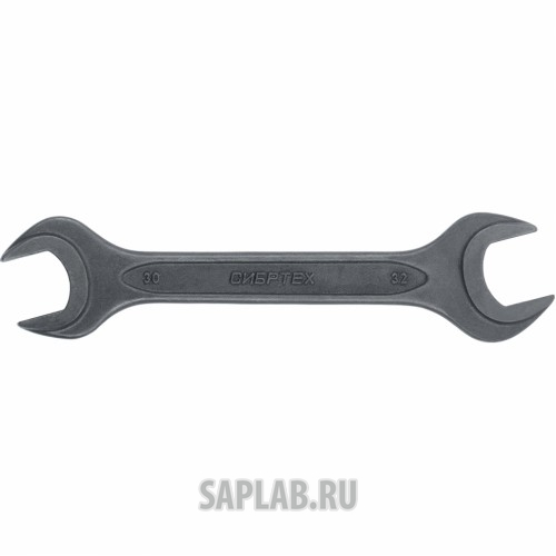 Купить СИБРТЕХ 14332 Ключ рожковый,30 х 32 мм, CrV, фосфатированный, ГОСТ 2839// СИБРТЕХ