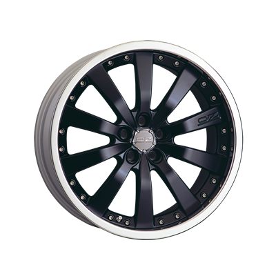 Купить Oz WHS057111 Michelangelo 10 17/7,5 ET40 Matt black + diamond cut