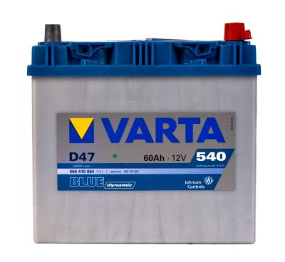 Купить VARTA 560410054 Аккумуляторная батарея Blue Dynamic 19.5/17.9 Евро 60ah 540a 232/173/225 Varta 560410054