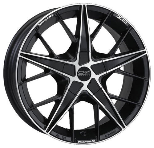 Купить Oz WHS069117 Quaranta 4 17/7 ET37 Matt black + diamond cut