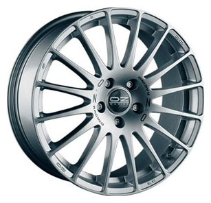 Купить Oz WHS063180 Superturismo GT 17/8 ET40 Race silver + black lettering