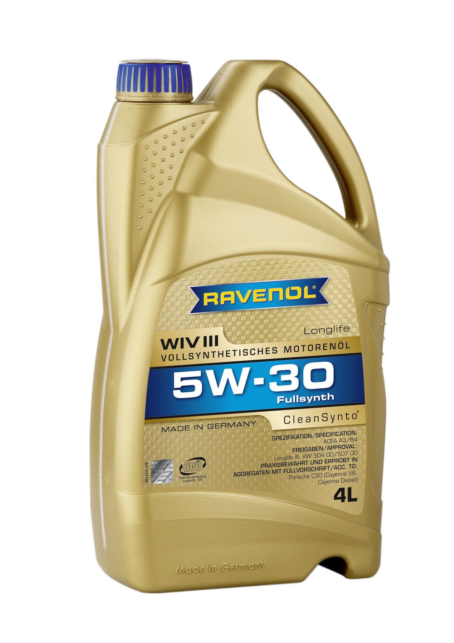 Купить Ravenol 4014835723191 WIV III SAE 5W-30 (4 л) new