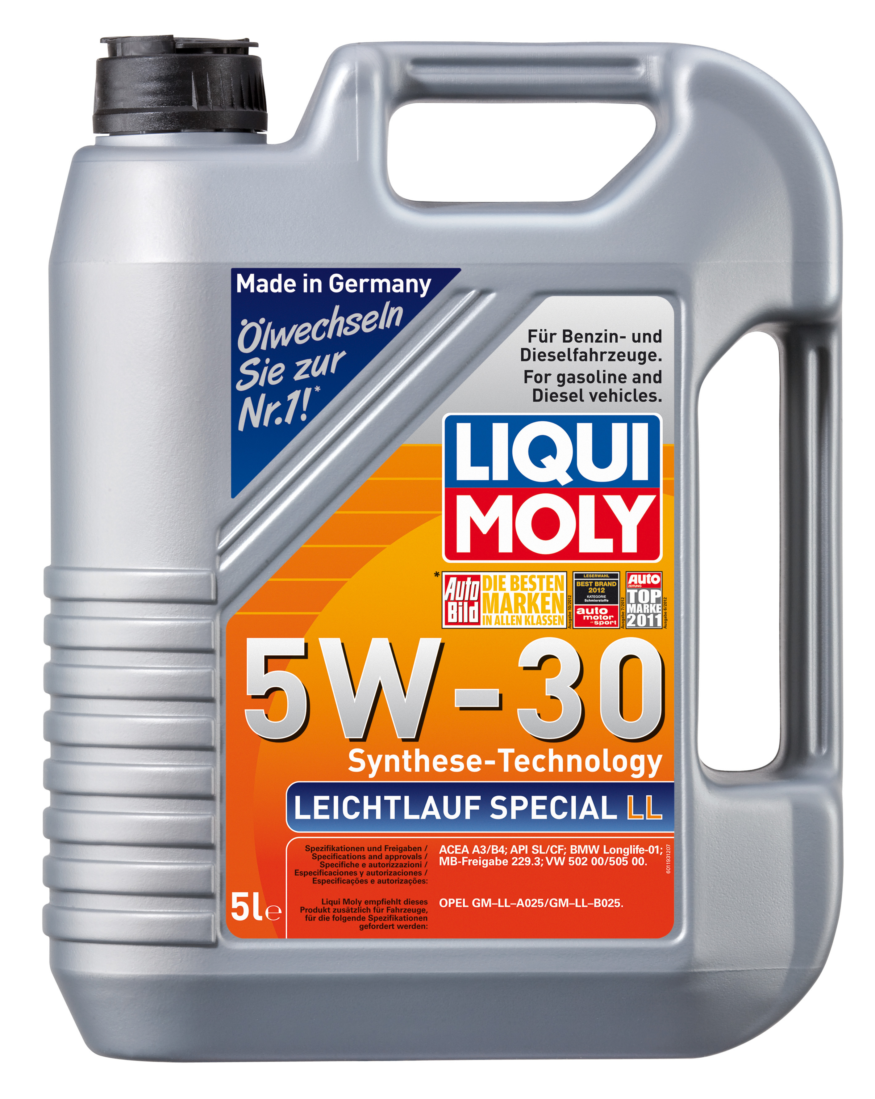 Моторное масло ликви моли 5w30. Liqui Moly 5w30 Special Tec 5л. Liqui Moly SAE 5w-30. 8055 Liqui Moly Special Tec ll 5w30 CF/SL а3/в4 5л синтетическое. Leichtlauf Special ll 5w-30.