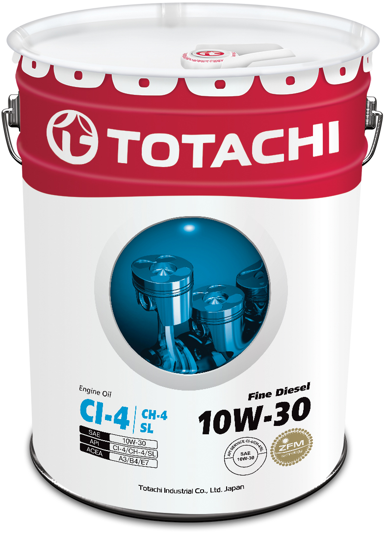 Купить Totachi 4562374690226 Fine Diesel CI-4/CH-4/SL 10W-30, 20л
