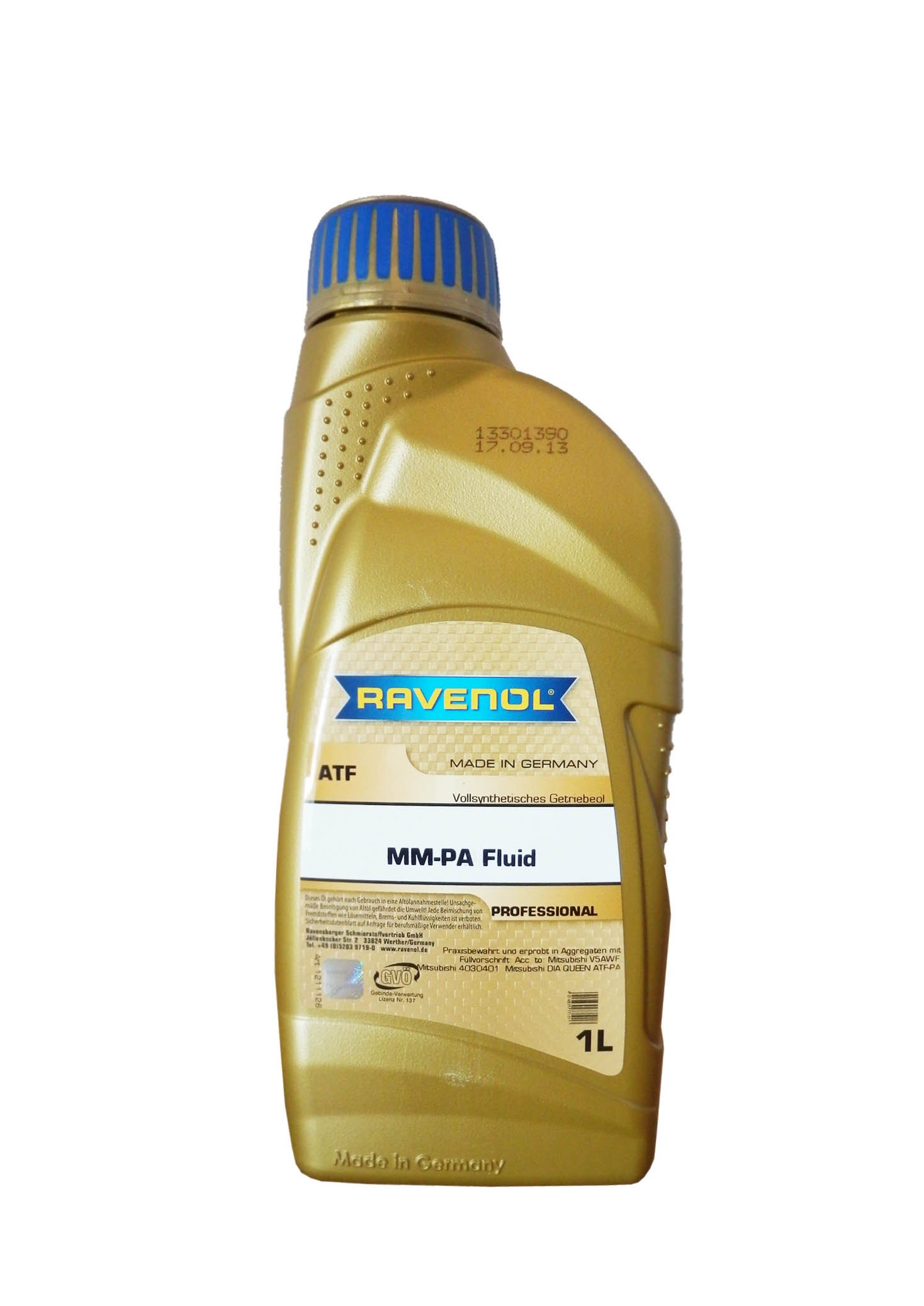 Купить Ravenol 4014835771017 Трансмиссионное масло  ATF MM-PA Fluid ( 1л)