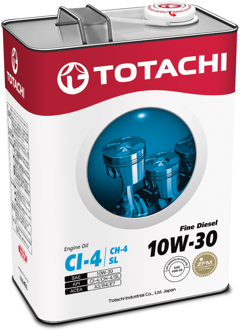 Купить Totachi 4562374690202 Fine Diesel CI-4/CH-4/SL 10W-30, 4л